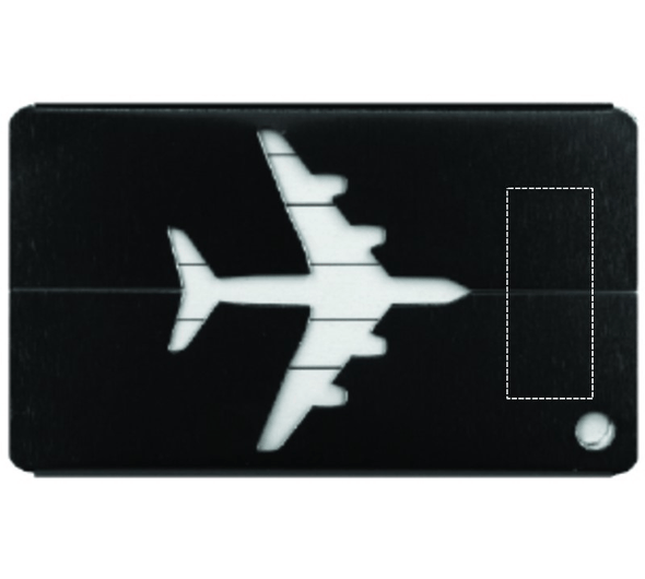 aluminum luggage tag